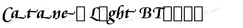 Cataneo Light BT字体转换